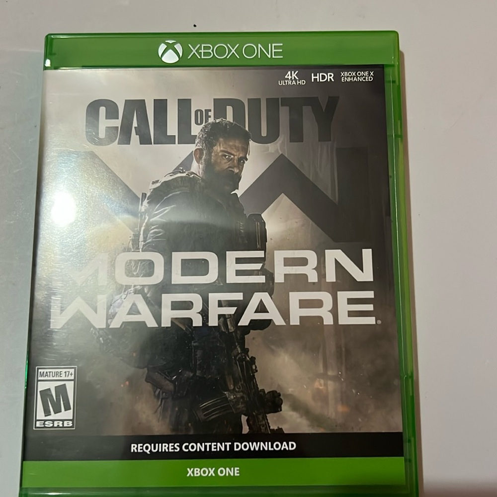 COD Modern Warfare Xbox one game